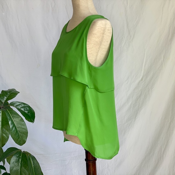 Love Token 100% Silk Tiered Tank Top - Picture 6 of 10